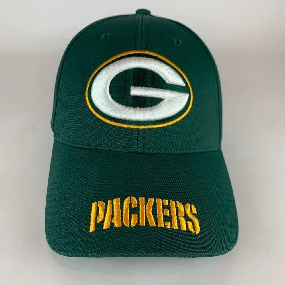 Green Bay Packers NFL Team Apparel Strapback Adjustable Hat